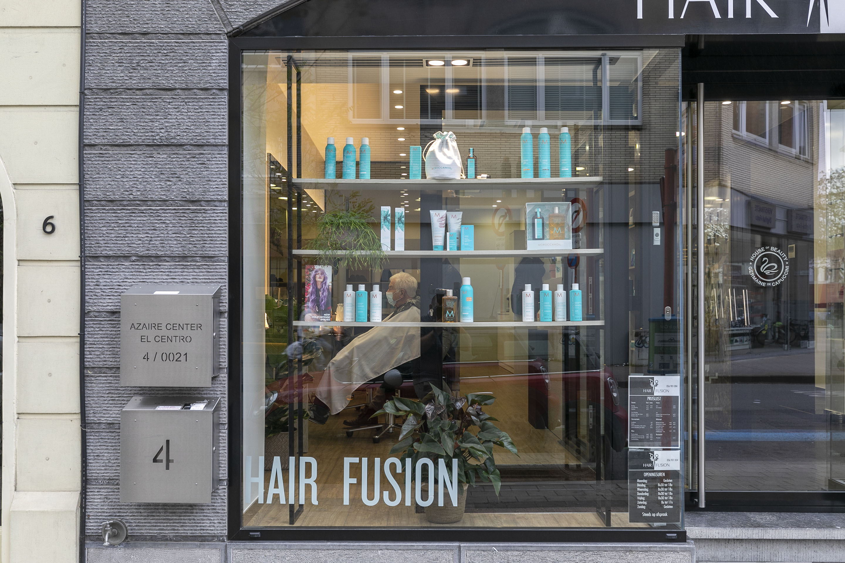 Hair Fusion Kortrijk - kapsaloninrichting PAC interiors